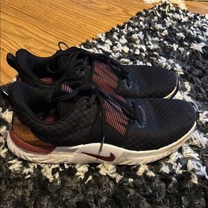 Black and Red Nike Sneakers